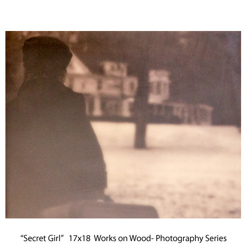 Secret Girl framed  17x18